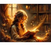 Puzzle 150 pièces Adultes, Bibliothèque Sunshine Puzzle Classiques 150 pièces, 35x25cm Puzzles Impossible Difficile avec Poster, Magnifique Décoration Puzzle et Cadeaux Relaxant