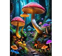Puzzle 150 Pièces Adultes Champignon Jungle Puzzle Difficile et Stimulant Jeux éducatif Puzzles Classiques Puzzles 150 Pièces Adultes Cadeau Stimulant 35 x 25 cm