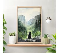 Puzzle 150 Pièces Adultes Chat Animal Jungle Puzzle Difficile et Stimulant Jeux éducatif Puzzles Classiques Puzzles 150 Pièces Adultes Cadeau Stimulant 35 x 25 cm