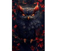 Puzzle 150 Pièces Adultes Chouette Animal Feuilles Puzzle Difficile et Stimulant Jeux éducatif Puzzles Classiques Puzzles 150 Pièces Adultes Cadeau Stimulant 35 x 25 cm