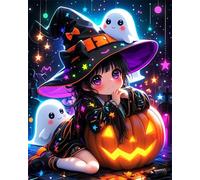 Puzzle 150 Pieces Adultes Fille Fantôme Mignonne 35x25 cm, Examinez Les pièces, Découvrez Les Indices et Résolvez l'enquête, Puzzle Adulte 150 Pièces