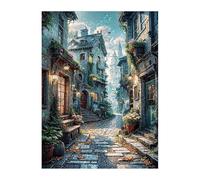 Puzzle 150 Pieces Adultes Fleurs Rue Ville, Défis Amusants Détente Créativité Puzzle Impossible, Puzzles pour Adultes 150 Pièces 35 x 25 cm