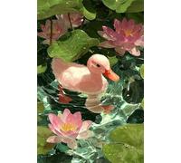 Puzzle 150 Pieces Canard Animal Fleur Lotus, Jeu éducatif Défi Jouets Stimule Concentration et Imagination, Puzzle Adulte 150 Pièces 35 x 25 cm