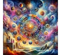 Puzzle 150 pièces Constellations fantastiques,Puzzles pour Adultes Jeux d'activités Familiales,Puzzle à Faire Soi-même pour Décoration Murale de la Maison