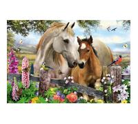 Puzzle 150 pièces : Jument et poulain
