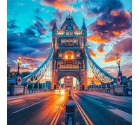 Puzzle 150 pièces,La célèbre Nuit du Pont Puzzles pour Adultes,Jeux éducatifs,Puzzles Artistiques à Faire Soi-Même idéal pour la Décoration Intérieure et Les Cadeaux