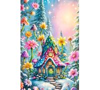Puzzle 150 Pieces Maison Fleurie, Jeux éducatif Défi Jouets Puzzles Classiques, Parfaitement Emboîtable Lettres au Dos, pour Vous Faciliter Le Travail pour Hommes Femmes Plus âgés 35 x 25 cm
