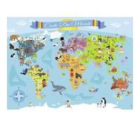 Nathan Puzzle enfants Carte du monde 150 pièces – dès 7 ans – Carton épais 86806