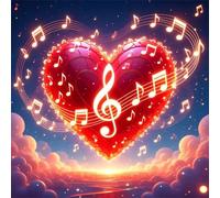 Puzzle 150 pièces Note de cœur Rouge,Puzzles pour Adultes Jeux d'activités Familiales,Puzzle à Faire Soi-même pour Décoration Murale de la Maison