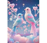 Puzzle 150 Pieces Plumes Oiseaux, Puzzle pour Adultes 150 Pièces 35x25cm, Encastrement Parfait, Tri Facile Lettres au Dos, sans Poussière, Cadeau Anti-Stress pour Femmes et Hommes