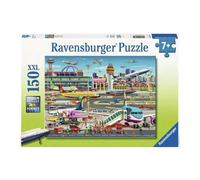 Ravensburger - Puzzle Enfant - 150 pièces XXL - A l'aéroport - Fille ou garçon dès 7 Ans - Puzzle de qualité supérieure - 12004134