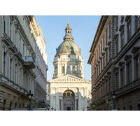 Puzzle 1500(87x57cm) pièces pour Adultes, Puzzle de la Cathédrale Saint-Étienne dans Les ruelles de Budapest
