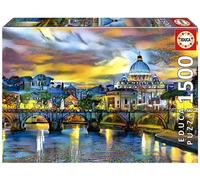 Basilique Saint-Pierre Et Pont Saint-Ange - Puzzle De 1500 Pieces