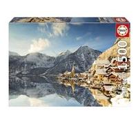 Educa Borrás – Puzzle 1500 pièces « Hiver à Hallstatt » 85 x 60 cm À partir de 14 ans (20284)