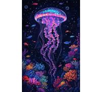 Puzzle 1500 Pieces 87x57 cm Corail Méduses Puzzles, Jeu de Création et Logique, Jeux éducatif Défi Jouets Activité Familiale Parfaite Puzzle 1500 Pièces Adultes