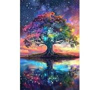 Puzzle 1500 Pièces Adulte, Lac de l'arbre de Vie 87 x 57 cm Jeu Classique Puzzles pour Adultes Jouet Éducatif, Puzzle pour Adulte 1500 Pieces, Jeu Difficile pour Les activités