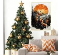 Puzzle 1500 Pièces Adultes Animal, Puzzle 1500 Pièces Parfaitement Imbriquées Lettres au Dos, Renard Jeu éducatif défi Joue Art Puzzles Classiques, pour Adultes et Adolescents Cadeau 87 x 57 cm B-3361