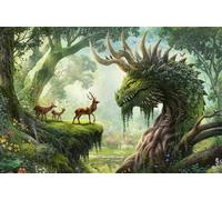 Puzzle 1500 Pièces Adultes Animaux Arbres Dragons Puzzle Difficile et Stimulant Jeux éducatif Puzzles Classiques Puzzles 1500 Pièces Adultes Cadeau Stimulant 87 x 57 cm