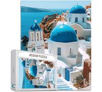 Puzzle 1500 Pièces Adultes, Architecture Puzzle Paysage Motif Désign, Grand Bois Jigsaw 87x57cm Débutant Fille éducatif Challenge Toy avec Emballage Cadeau for Decoration Chambre Murale, Model709