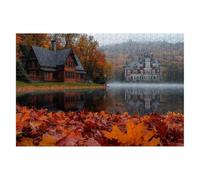 Puzzle 1500 Pieces Adultes Automne Lot de Puzzle Paysage pour Adultes 87x57cm, Colorés, Classique Supérieure éducatif Défi Jouets pour Cadeau Homme Défi Jouets Familial Cadeau Decoration Chambre E-64