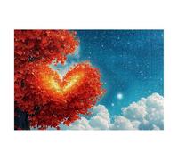 Puzzle 1500 Pièces Adultes Automne, Puzzle Arbre Pieces, Puzzles Impossible avec Une Boîte d'emballage Exquise, Puzzles en Bois Classiques Jeux Educatifs pour Cadeau Femme, Decoration Maison -2178