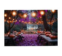 Puzzle 1500 Pièces Adultes Citrouille, Puzzle Adulte 1500 Pièces, Automne Puzzles Classiques pour Activité Familiale Jeux Educatifs, Grand Puzzles en Bois avec Boite pour Cadeau Homme, Decor -2727