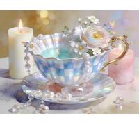 Puzzle 1500 pièces Adultes, Coupe Pearl Glamour Puzzle Classiques 1500 pièces, 87x57cm Puzzles Impossible Difficile avec Poster, Magnifique Décoration Puzzle et Cadeaux Relaxant