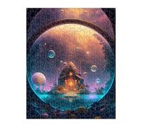 Puzzle 1500 Pieces Adultes Fantaisie Paysage Château 87x57 cm Puzzles Classiques Jeu Éducatif Activité Familiale Parfaite Puzzle Adulte 1500 Pièces