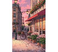 Puzzle 1500 Pièces Adultes Fleurs Rue 87 x 57 cm, Jeux éducatif, Divertissement Créatif, Puzzle Classique, Jeu Difficile Puzzles 1500 Pièces