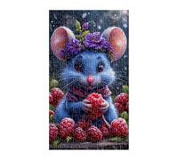 Puzzle 1500 Pieces Adultes Hamster Fruit 87x57 cm Puzzles Classiques Jeu Éducatif Activité Familiale Parfaite Puzzle Adulte 1500 Pièces