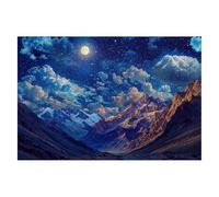Puzzle 1500 Pièces Adultes Montagne, Puzzle Paysage Pieces, Puzzles Impossible avec Une Boîte d'emballage Exquise, Puzzles en Bois Classiques Jeux Educatifs pour Cadeau Femme, Decor Maison -2084
