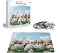 Puzzle 1500 Pièces Adultes Papillon, Puzzles pour Adultes de Qualité Supérieure, Golden Retriever Puzzles Classiques, DIY Jeu D'Intelligence De l'art de la Décoration Moderne Maison Jeu Cadeaux B-787