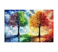 Puzzle 1500 Pièces Adultes, Puzzle 1500 Pieces Automne, Arbre Puzzles Adulte avec Une Boîte d'Emballage Exquise, Jeux Educatifs, Grand Puzzles en Bois pour Cadeau Femme Tableau Decoration Murale -1425