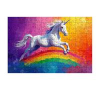 Puzzle 1500 Pièces Adultes, Puzzle 1500 Pieces Licorne, Arc-en-ciel Puzzles Adulte avec Une Boîte d'Emballage Exquise, Jeux Educatifs, Grand Puzzles en Bois pour Cadeau Tableau Decoration Murale -1325