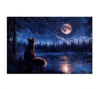 Puzzle 1500 Pièces Adultes, Puzzle 1500 Pièces Lune pour Adultes et Enfants à Partir de 14 Ans, Jeu de Concentration, Grand Puzzles Paysage avec Boite pour Décoration Maison, Cadeau Femme/Homme, -3635