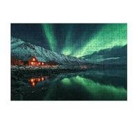 Puzzle 1500 Pièces Adultes, Puzzle 1500 Pieces Paysage, Aurore Puzzles Adulte avec Une Boîte d'emballage Exquise, Jeux Educatifs, Grand Puzzles en Bois, Cadeau Femme Tableau Decoration Murale -1661