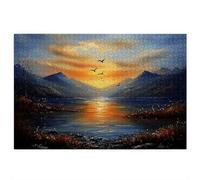 Puzzle 1500 Pièces Adultes, Puzzle 1500 Pièces Paysage pour Adultes et Enfants à Partir de 14 Ans, Jeu de Concentration, Puzzles Coucher Soleil avec Boite pour Décoration Maison, Cadeau Femme, -3973