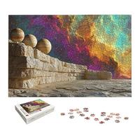 Puzzle 1500 Pièces Adultes, Puzzle 1500 Pieces Planète pour Adultes, Grand Puzzles Bois Paysage avec Boite, Jeu de Concentration pour Toute la Famille, pour Décoration Maison, Cadeau Femme, -6015