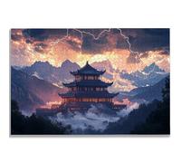 Puzzle 1500 Pièces Adultes, Puzzle Architecture pour Adulte Débutant, 87x57 cm Grand Puzzles Pays des Merveilles avec Boite, Jeu de Concentration pour Adultes, Puzzles pour Décoration Maison, -3508