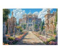 Puzzle 1500 Pièces Adultes, Puzzle Château pour Adulte, Grand Puzzles Bois avec Boite Cadeau, Jeu de Concentration pour Adultes, 1500 Pièces Puzzles pour Décoration Murale Maison, Cadeau Femme, A-98