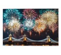 Puzzle 1500 Pièces Adultes, Puzzle Feux D'Artifice pour Adulte, Puzzles Bois avec Boite Cadeau, Jeu de Concentration pour Adultes, 1500 Pièces Puzzles pour Décoration Murale Maison, Cadeau Femme, M-82