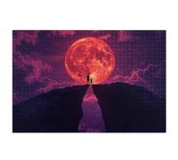 Puzzle 1500 Pièces Adultes, Puzzle Lune pour Adulte, Grand Puzzles Bois avec Boite Cadeau 87x57cm, Jeu de Concentration pour Adultes, Decoration Noel, Idee Cadeau Femme Homme, Thème: Paysage, J-77