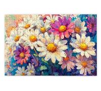 Puzzle 1500 Pièces Adultes, Puzzle Marguerite pour Adulte, Puzzles Bois avec Boite Cadeau, Jeu de Concentration pour Adultes, 1500 Pièces Puzzles pour Décoration Murale Maison, Cadeau Femme, B-82