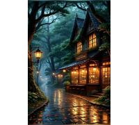 Puzzle 1500 Pièces Adultes Rue Arbres 87 x 57 cm, Jeux éducatif, Divertissement Créatif, Puzzle Classique, Jeu Difficile Puzzles 1500 Pièces