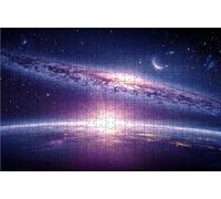 Puzzle 1500 Pieces Adultes Univers, Puzzle 1500 Pièces Bois DIY Adulte Paysage, Puzzle Classiques Compact Box pour Tableau Decoration Murale Cadeau Femme 90 x 60 cm RXPT-7172