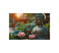 Puzzle 1500 Pieces Adultes Zen Puzzle 1500 Pieces Bois Paysage, Puzzles Classiques Jeux Réflexion pour Toute la Famille Réunie, Puzzles Adulte pour Printemps Decoration Murale 60 x 90 Cm LZPT-03992