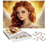Puzzle 1500 Pièces Ange, Puzzle 1500 Pièces Adultes et Enfants, Puzzles Bois avec Une Boîte d'emballage Exquise, Jeu Éducatif Puzzles Fille, Noël Decoration Maison, Cadeau Femme, Cadeau Homme H-75