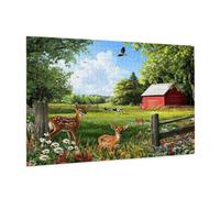 Puzzle 1500 Pièces Animal Puzzle Adultes Paysage Motif avec Avec Boîte Cadeau, DIY Wooden Puzzl Enjoy Activités de défi Familial pour Tableau Decoration Murale, Cadeau Homme/Femme 87 x 57 cm -144Y