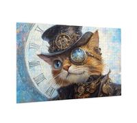 Puzzle 1500 Pièces Anime Puzzle Adultes Chat Motif avec avec Boîte Cadeau, DIY Wooden Puzzl Enjoy Activités de défi Familial pour Tableau Decoration Murale, Cadeau Homme/Femme 87 x 57 cm -114Y