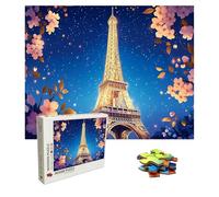 Puzzle 1500 Pièces Architecture Puzzle Adulte Grand 87 X 57 cm, Tour de Fer Puzzles Jeu éDucatif Défi, 1500 Pièces Jigsaw Puzzles Classiques pour Cadeau Femme Homme, Decoration Murale Maison, 8p-337